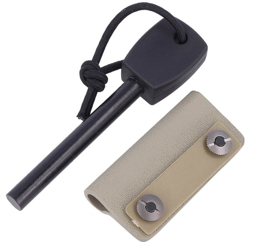 Couteau de poche Satre Expeditions par Extrema Ratio. Lame de 7 cm en acier Böhler. Avec étui en Kydex.