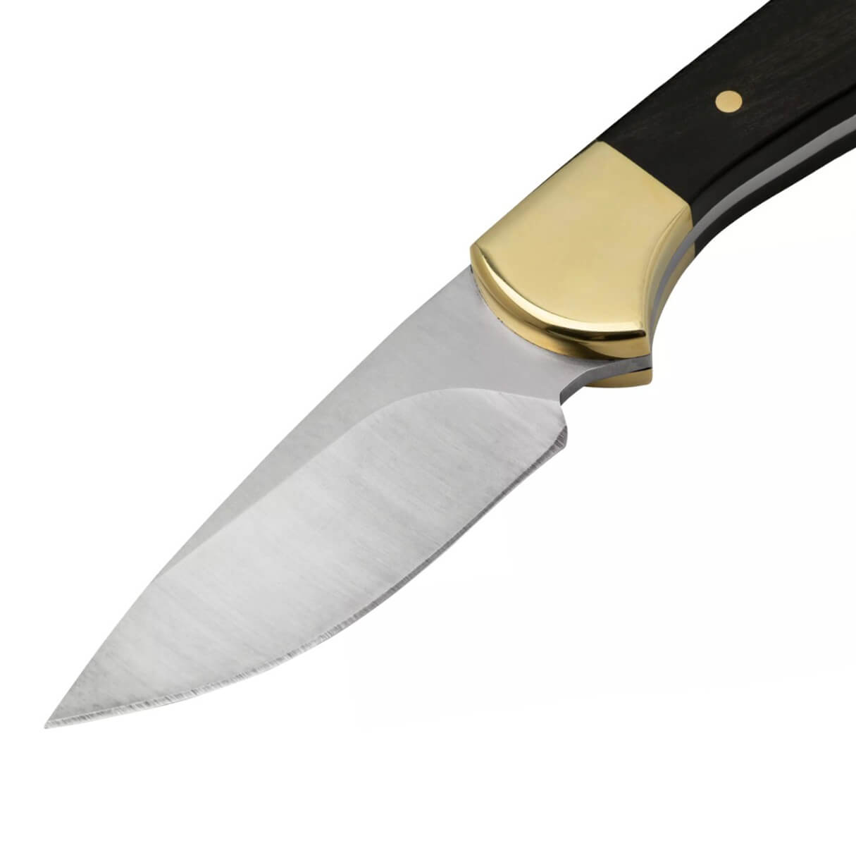 Cuchillo de caza Buck Ranger Skinner de 7,8 cm con mango de madera de ébano 0113BRS