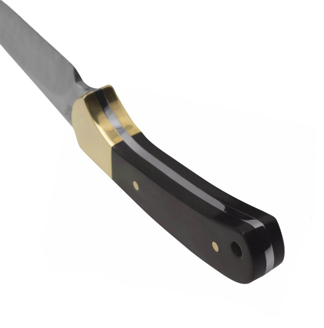 Cuchillo de caza Buck Ranger Skinner de 7,8 cm con mango de madera de ébano 0113BRS