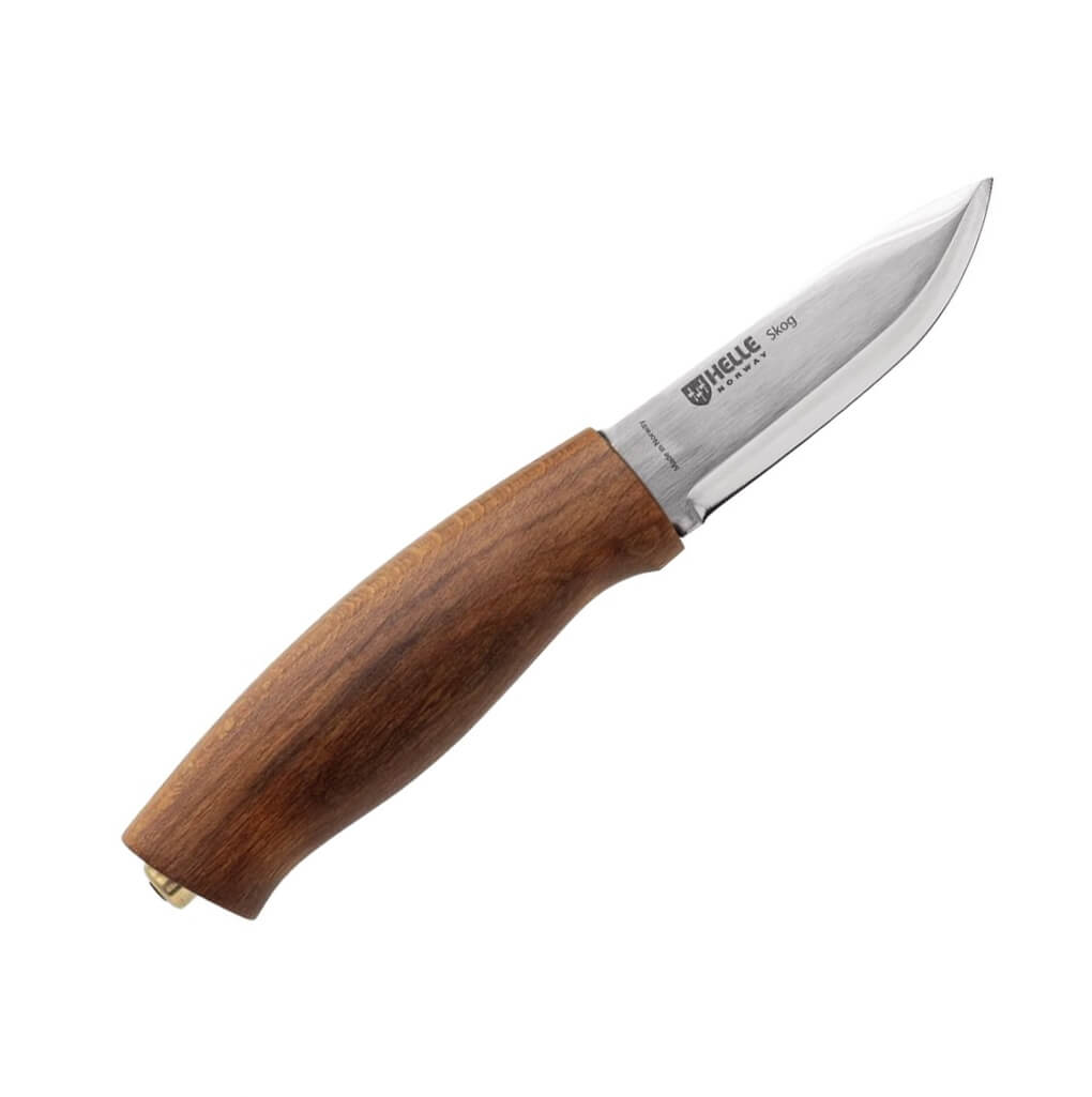 Cuchillo nórdico Helle Skog 83 con mango de madera de haya