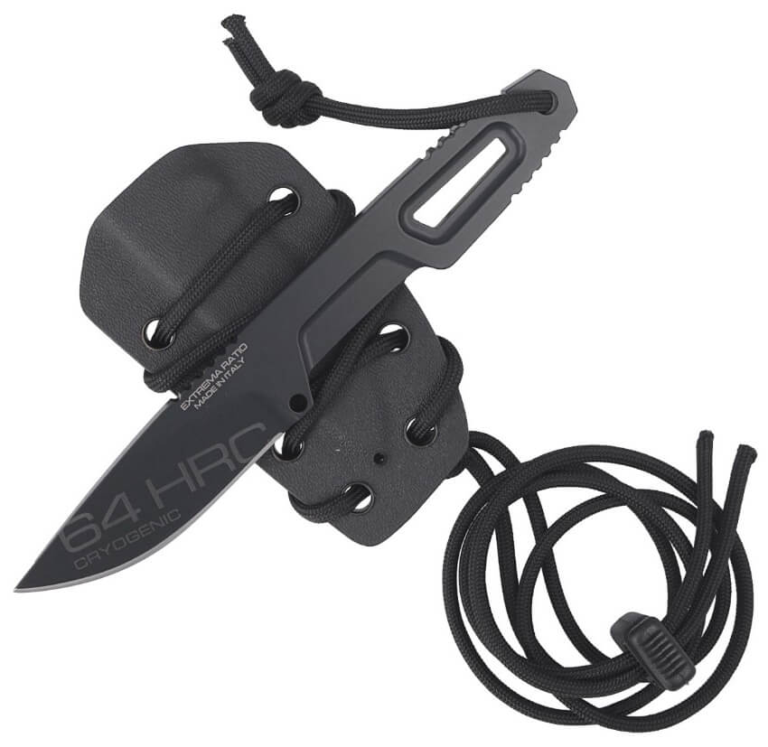 Couteau de poche Extrema Ratio SATRE S600 BLACK. Acier Böhler et lame de 7 cm.