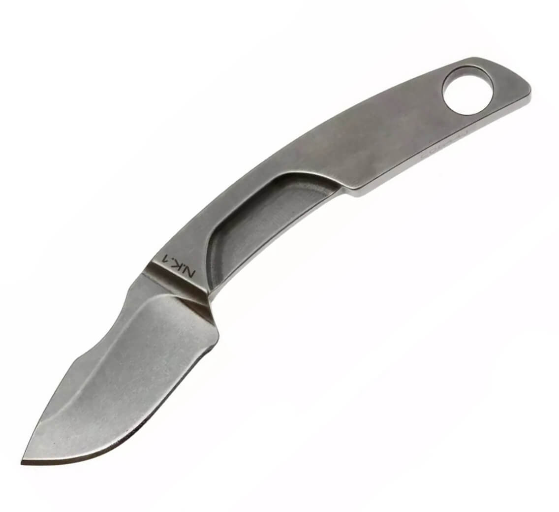 Cuchillo de cuello N.K.1 BLACK de Extrema Ratio. Hoja de 5 cm y f...