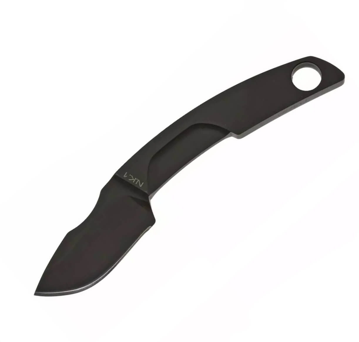 Cuchillo de cuello N.K.1 BLACK de Extrema Ratio. Hoja de 5 cm y f...