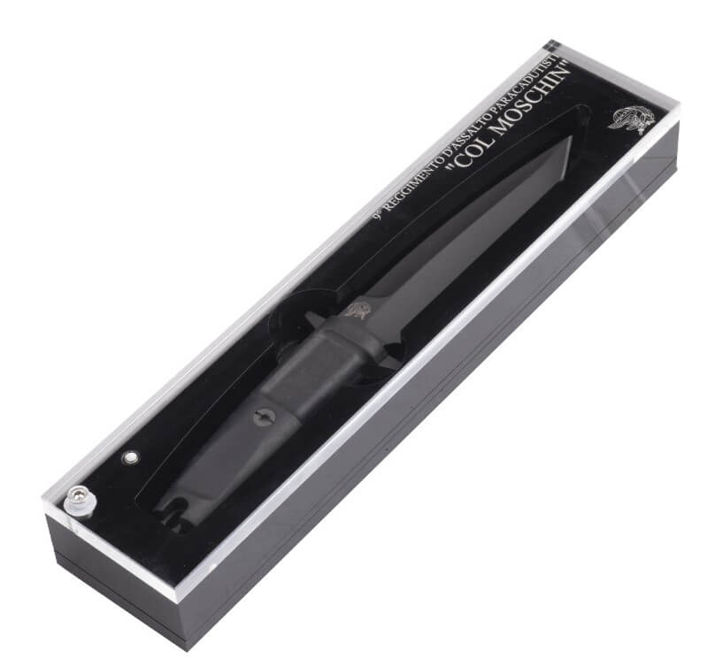 Couteau de combat Extrema Ratio COL MOSCHIN COLLECTOR. Avec manche en forprène et lame de 16 cm.