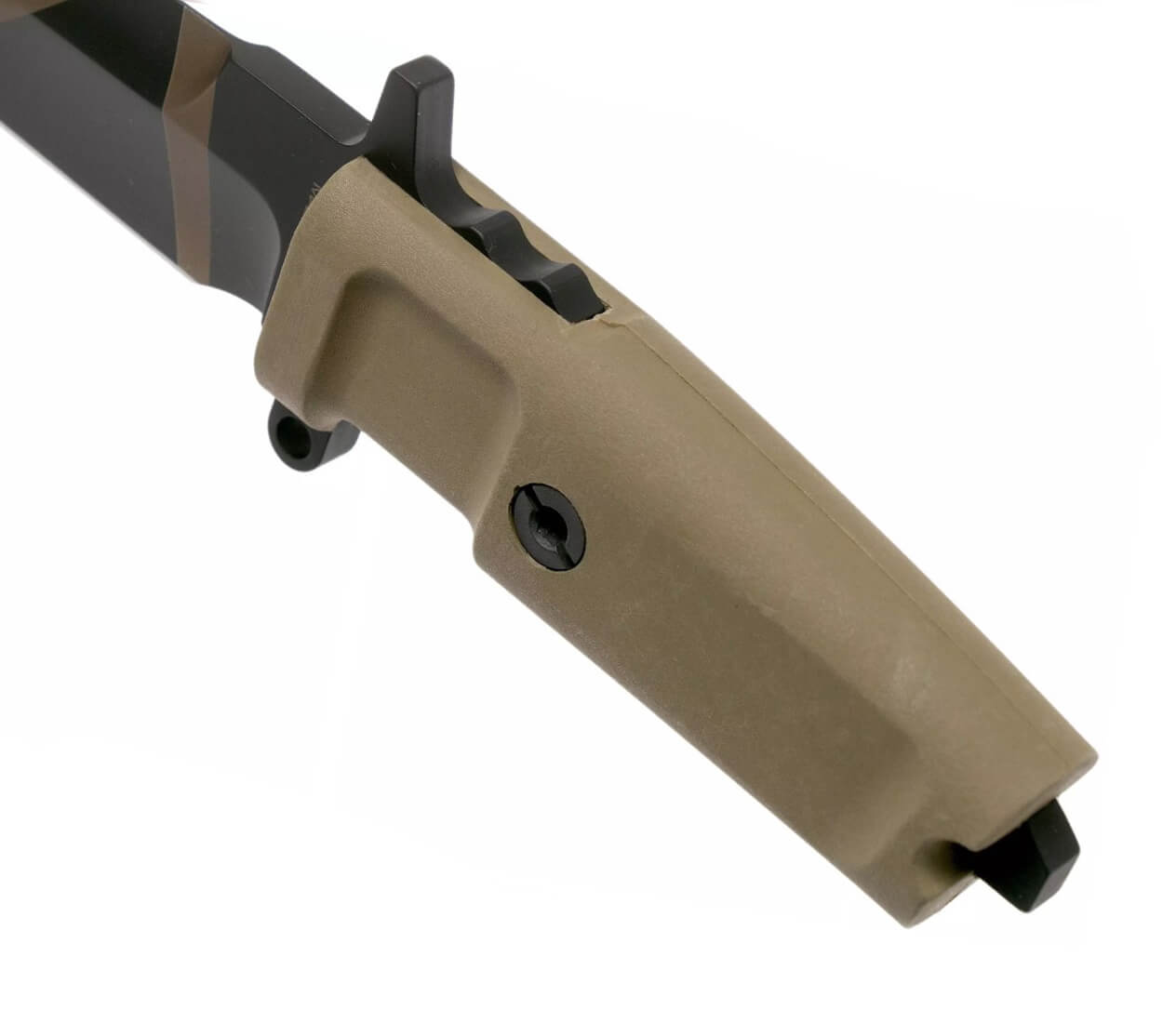 Couteau de combat de Extrema Ratio COL MOSCHIN C DESERT WARFARE. Avec manche en forprène et lame de 16 cm.