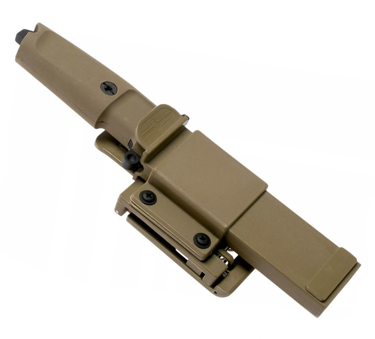 Couteau de combat de Extrema Ratio COL MOSCHIN C DESERT WARFARE. Avec manche en forprène et lame de 16 cm.