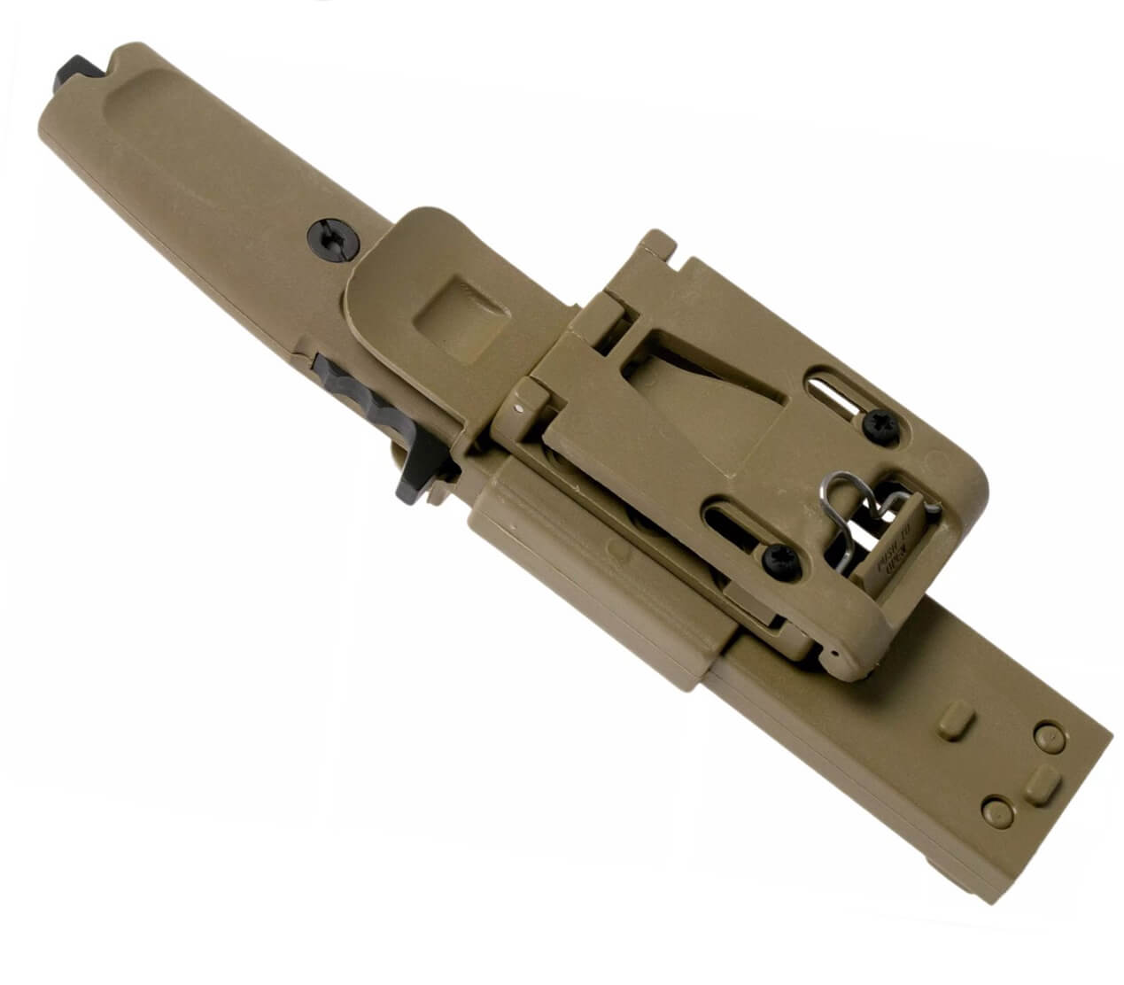 Couteau de combat de Extrema Ratio COL MOSCHIN C DESERT WARFARE. Avec manche en forprène et lame de 16 cm.