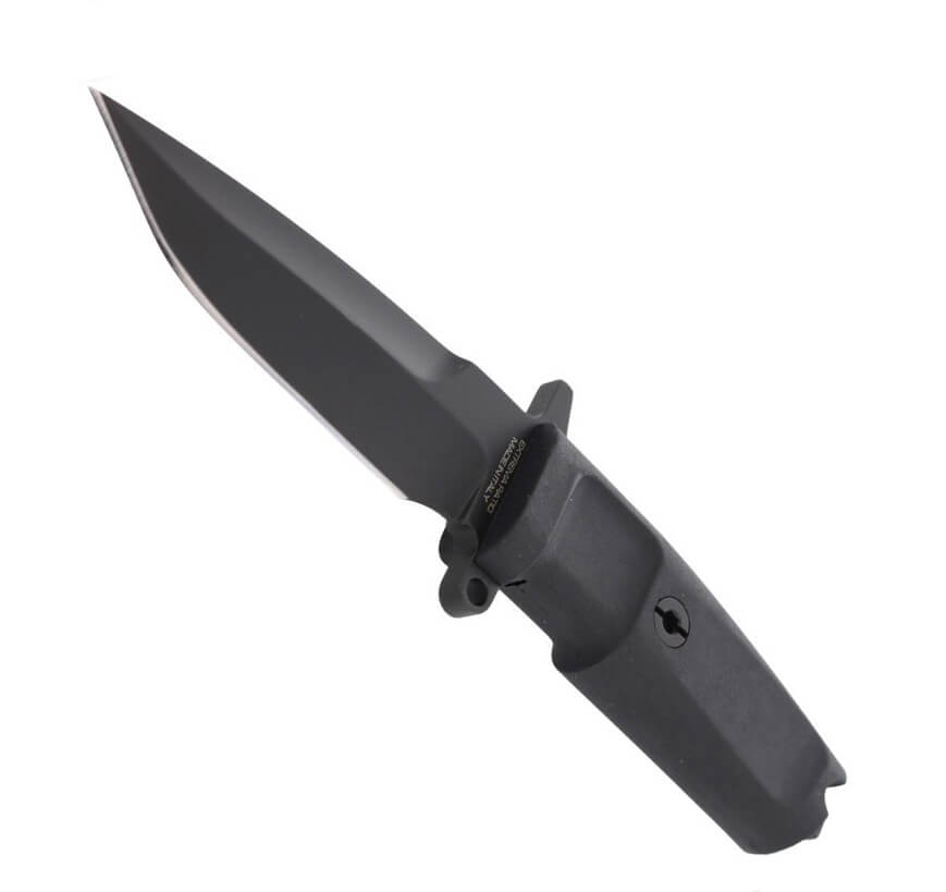 Kampfmesser von Extrema Ratio COL MOSCHIN C BLACK. Mit forprene Griff und 16 cm Klinge.