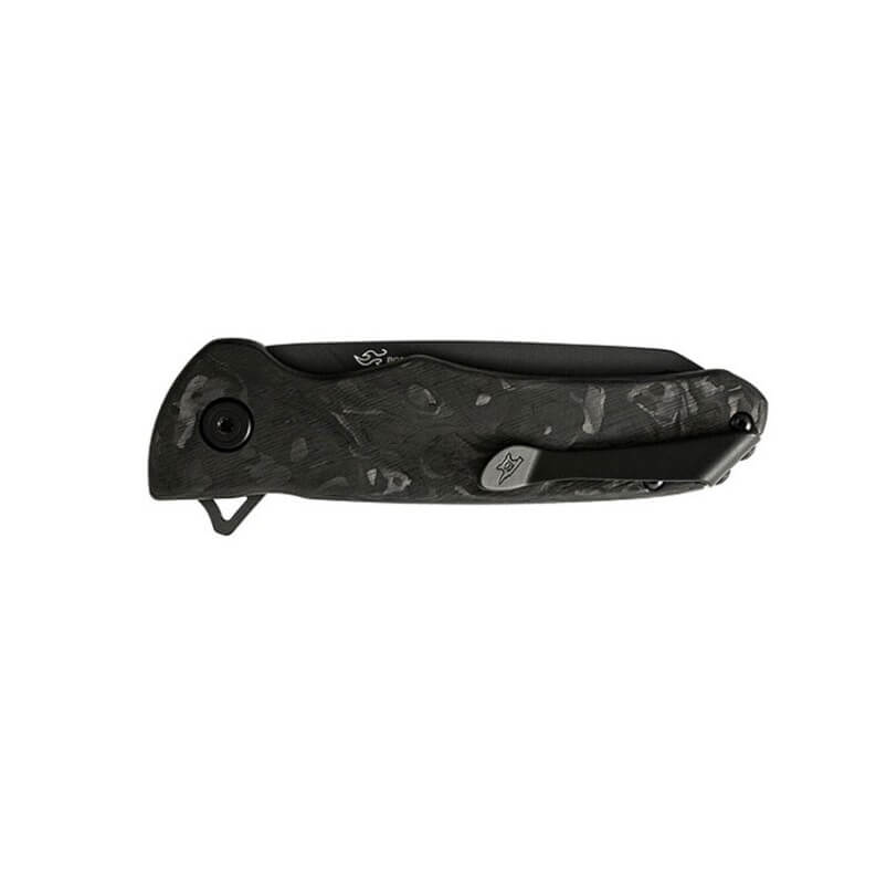 Navaja EDC Buck sprint OPS Pro de fibra de carbono marmolada con hoja de 7,9 cm 0843CFS