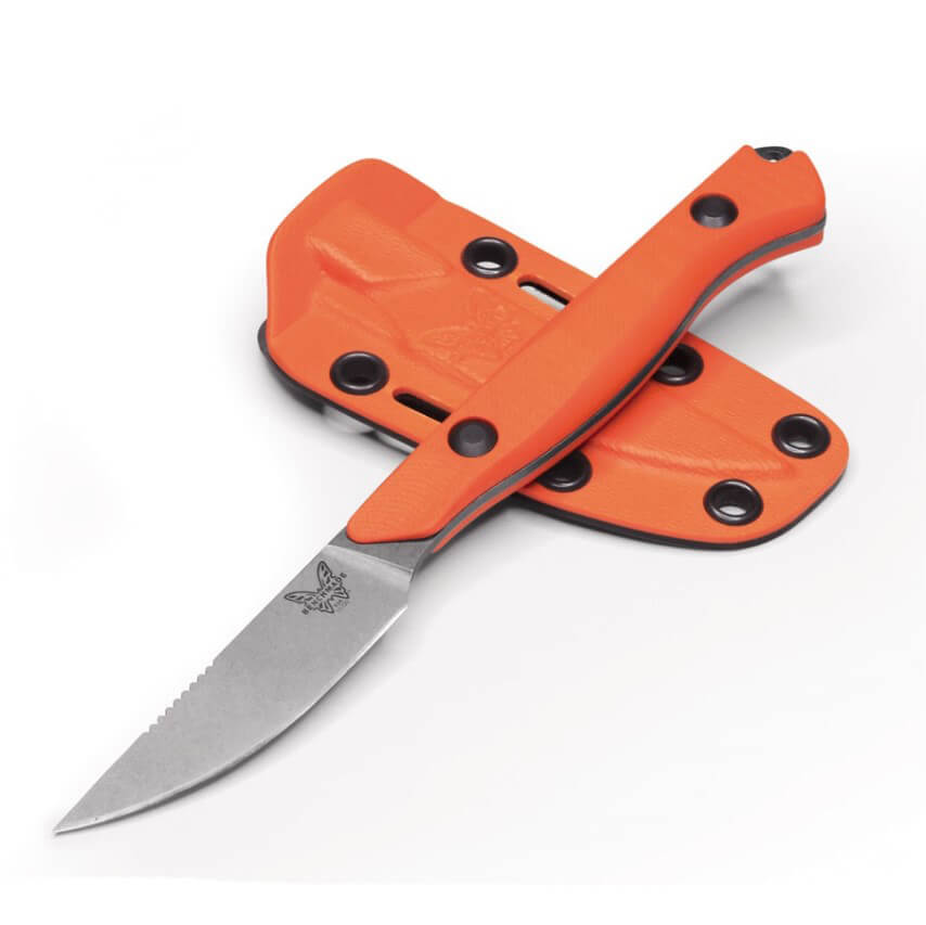Couteau de survie Flyway manche G10 orange 15700