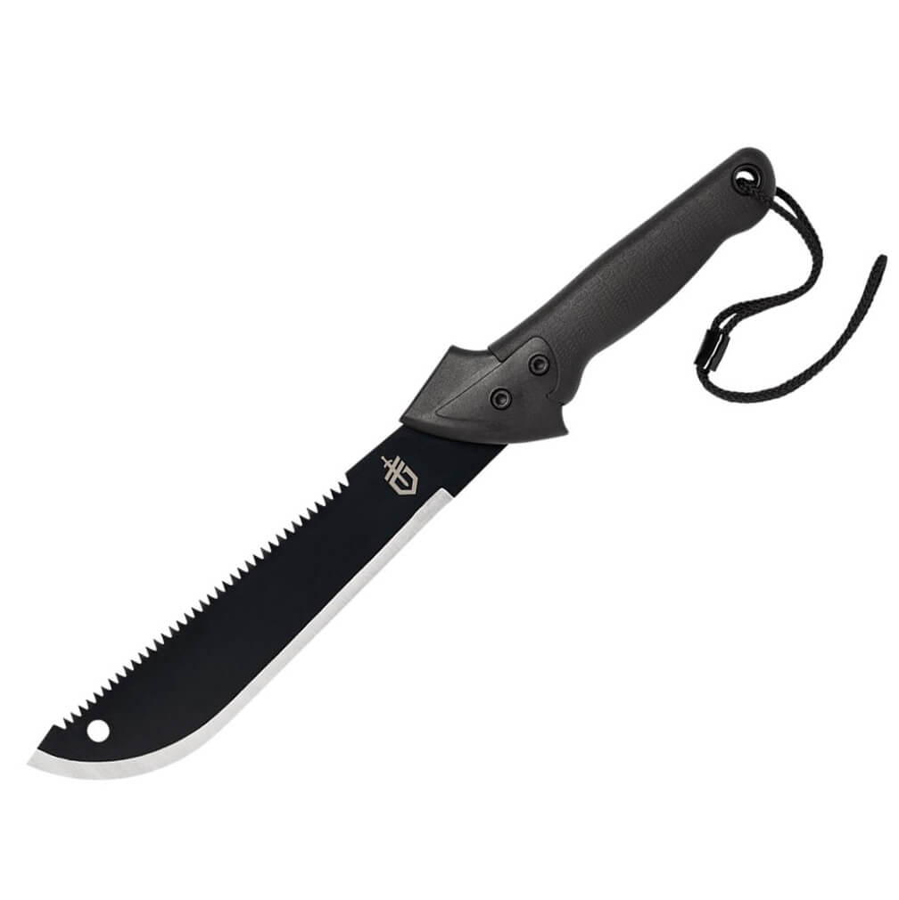 Machete Gerber Gator Jr 31-000759 con mango de GFN y hoja negra d...