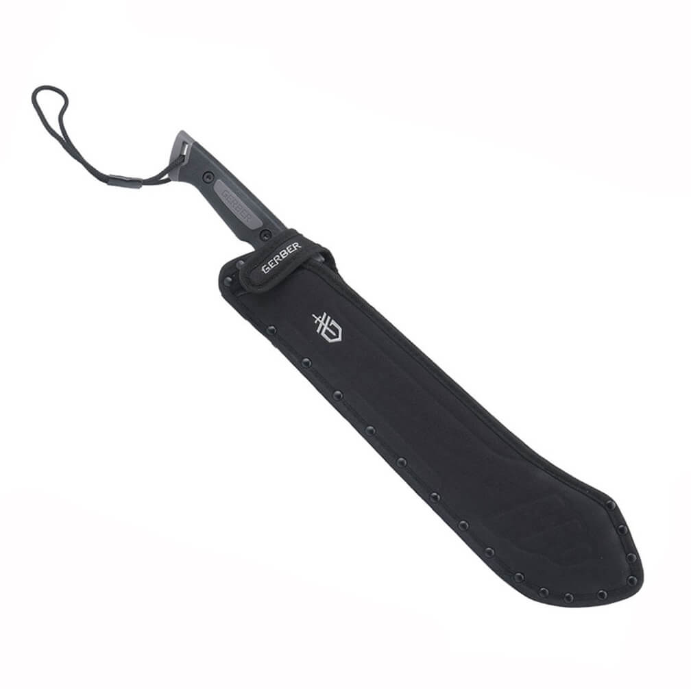 Bolo Machete Gerber Gator 31-002076 com cabo de nylon GFN com punho Gator
