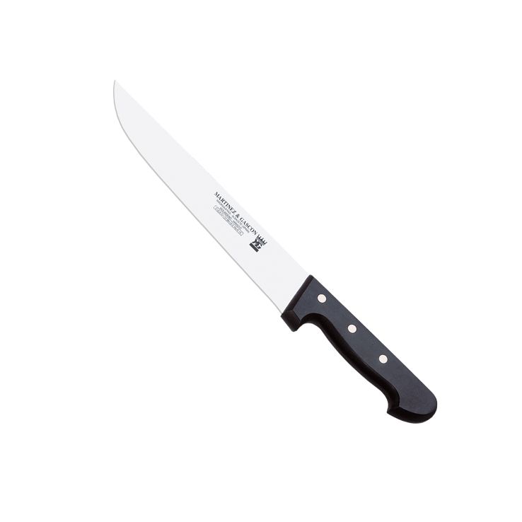 Cuchillo carnicero con hoja de 31 cm y mango de POM Martinez y Ga...