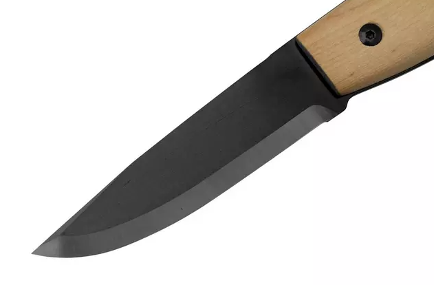 Couteau de bushcraft Morakniv Blackblade Ash Wood S avec bois de frêne et lame de 10 cm. (14084)