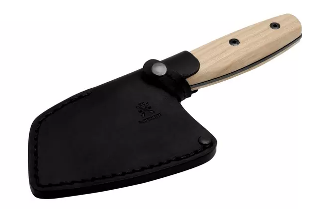 Faca Rombo Blackblade Ash Wood S com cabo de madeira de freixo e lâmina de 12 cm. (14086)
