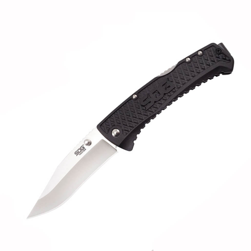 Navaja de bolsillo SOG Traction Clip Point TD1011-CP con mango de...