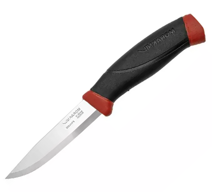 Cuchillo Morakniv Companion Dala Red con hoja de 10,3 cm en acero...