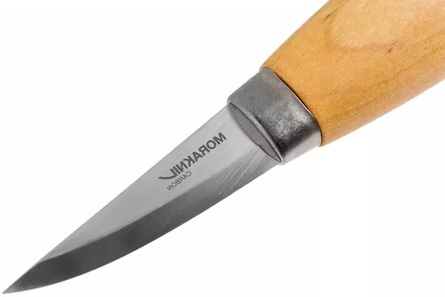 Cuchillo sueco para tallar madera Morakniv Wood Carving 120 C con hoja de 6 cm.