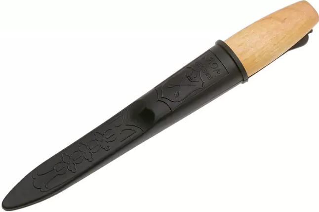 Cuchillo sueco para tallar madera Morakniv Wood Carving 120 C con hoja de 6 cm.