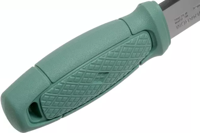 Cuchillo de cuello Eldris Lightduty Mint Green con hoja de 5,9 cm en acero inoxidable.