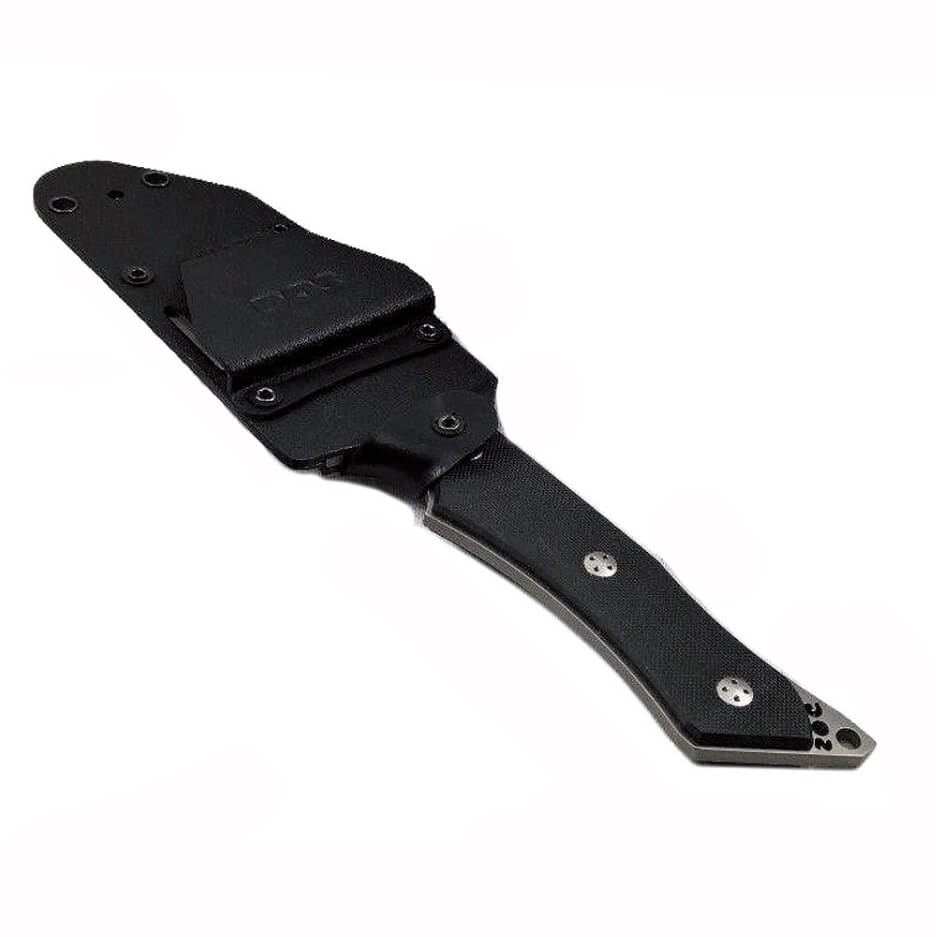 Coltello tattico SOG SWEDGE III BH-03 con manico in G10 nero e lama in acciaio AUS-8