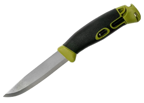 Cuchillo bushcraft Morakniv Companion Spark Green de 10,4 cm con ...