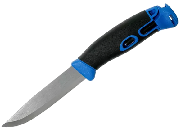Cuchillo bushcraft Morakniv Companion Spark Blue de 10,4 cm con p...