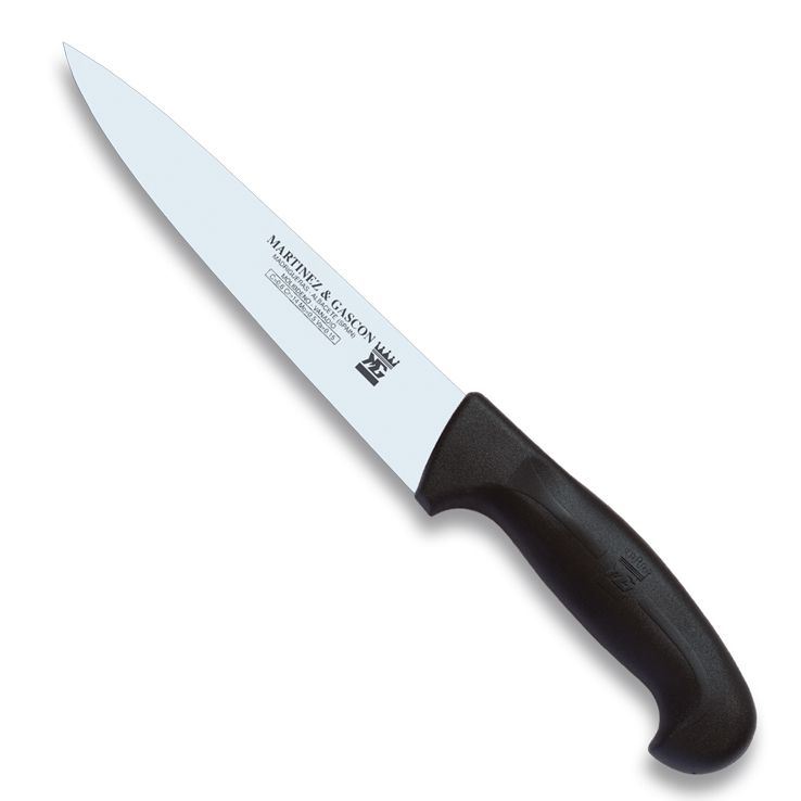 Cuchillo cocinero con hoja de 18 cm y mango de polipropileno negr...