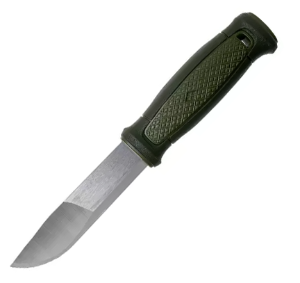 Cuchillo bushcraft Morakniv Kansbol Green con funda y kit de supe...