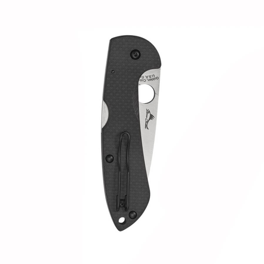 Navaja táctica Spyderco Siren con cachas de fibra de carbono y hoja de acero CPM-S90V C247CFP