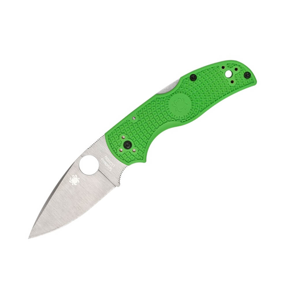 Coltello tascabile Spyderco Native 5 Salt con manico FRN verde e ...