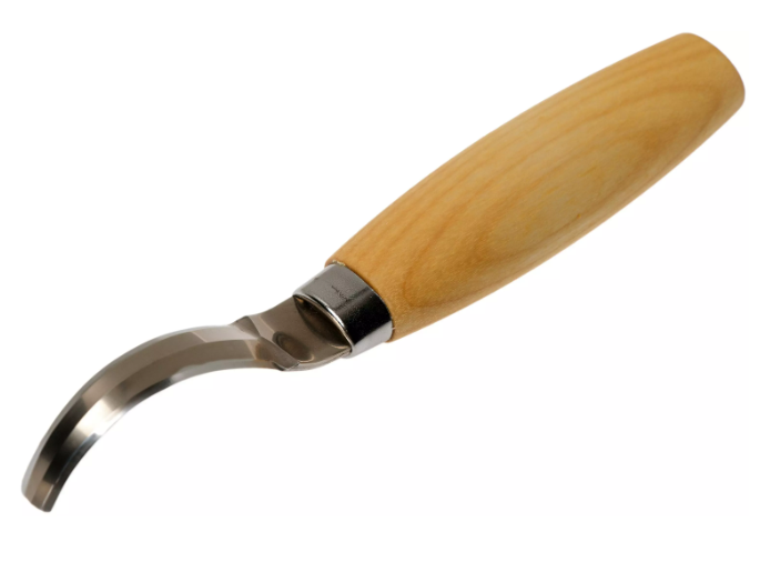 Cuchillo de tallaje Morakniv Hook Knife 163 doble filo de 7,4 cm.