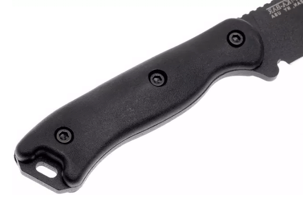 Faca Ka-Bar Becker Short BK16 com lâmina de ponta de 11 cm + conjunto de cabo + bainha