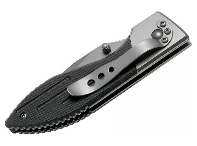 Navaja bolsillo Ka-Bar Warthog 3073 - Hoja drop point de 7,6 cm en acero inoxidable.