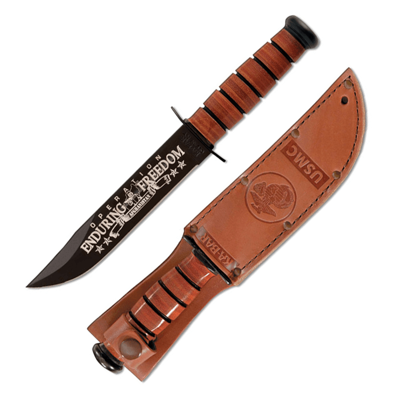 Cuchillo táctico Ka-Bar USMC OEF Afghanistan 9169 - Hoja de 17,8 ...