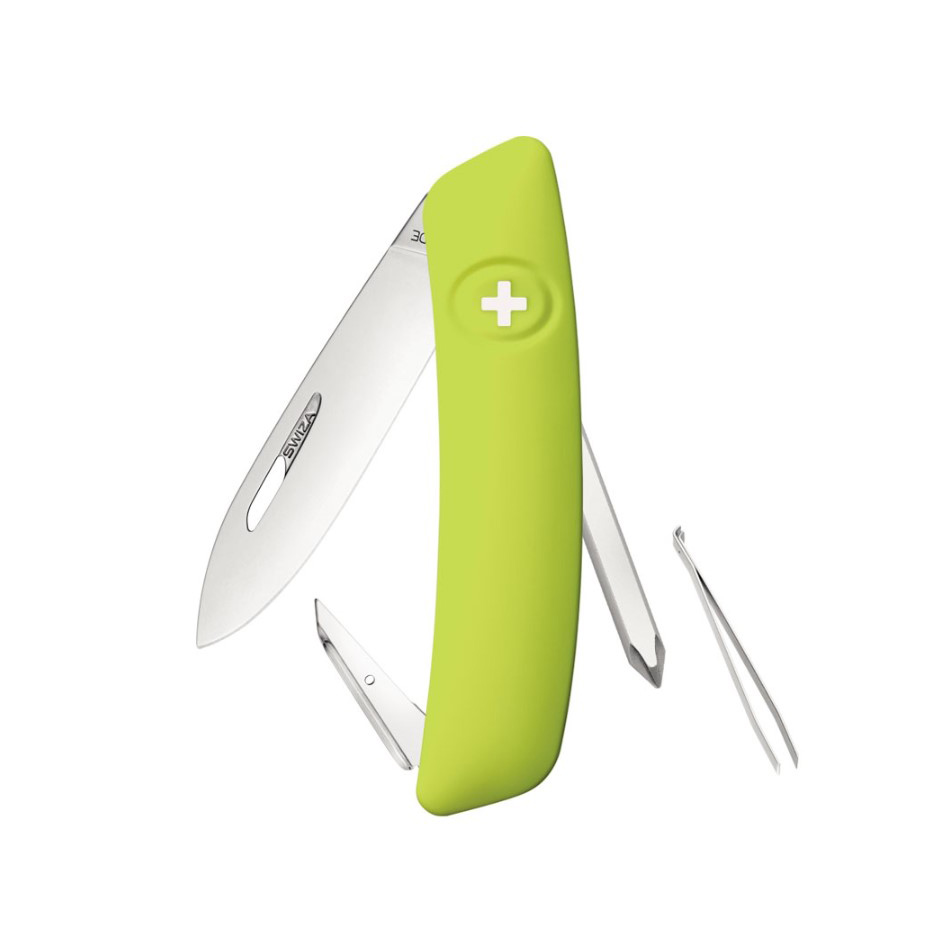 Navaja multiusos Swiza D02 Moss con 6 funciones KNI.0020.1080
