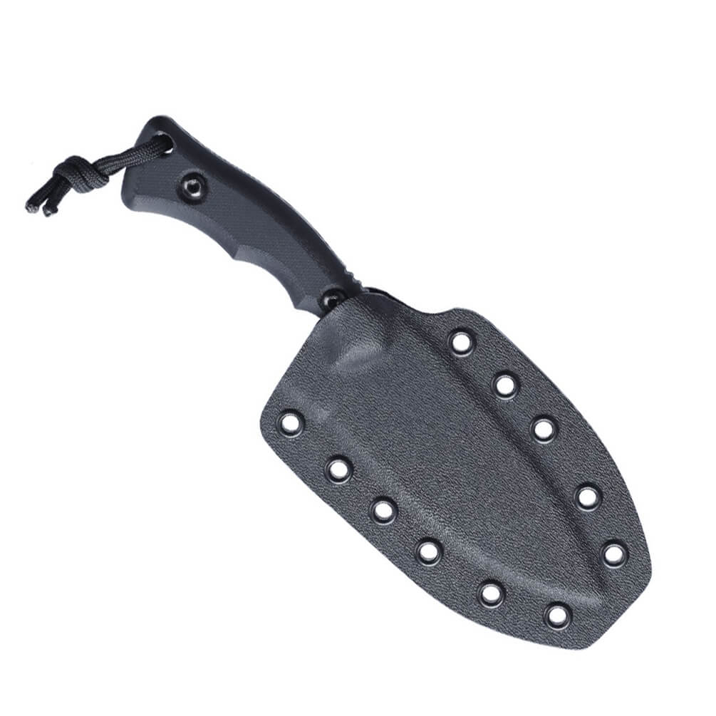 CRKT Bugsy Black 3605KV Tactical Knife Serrated with black G10 handle