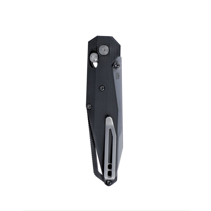 Canivete tático CRKT LCBK Crossbar lock 3830 com cabo preto G10