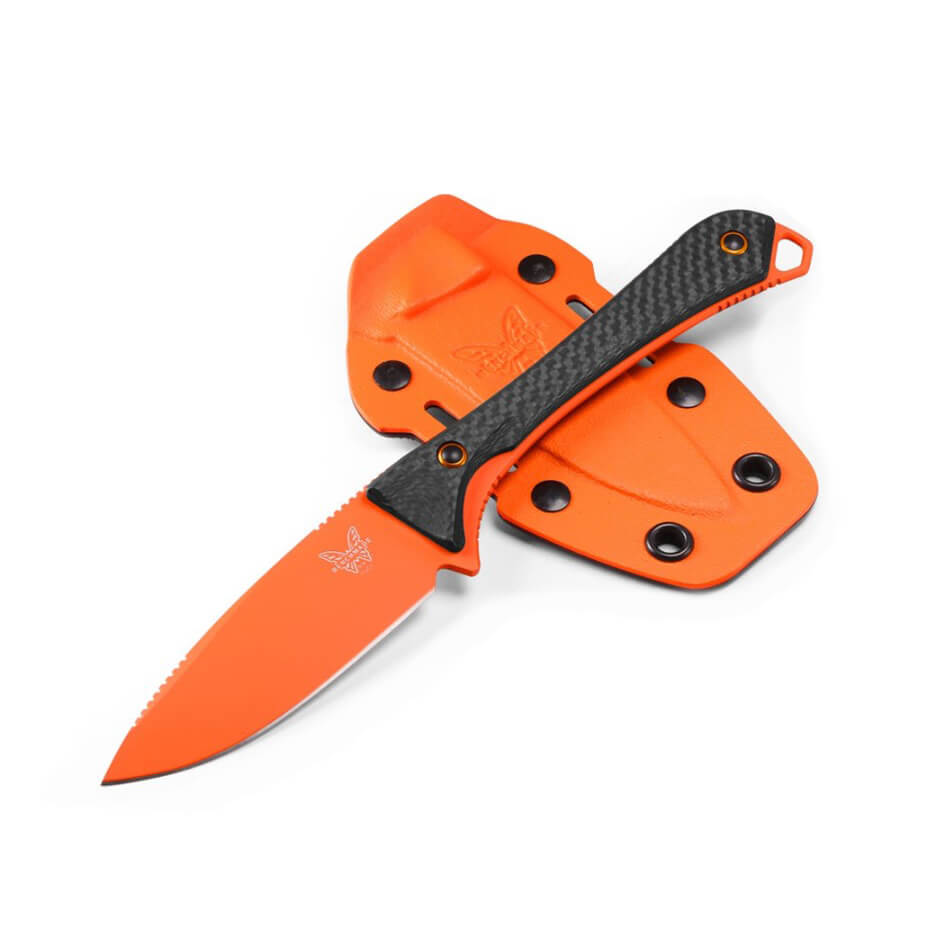 Cuchillo táctico Benchmade Altitude 15201OR con mango de fibra de carbono