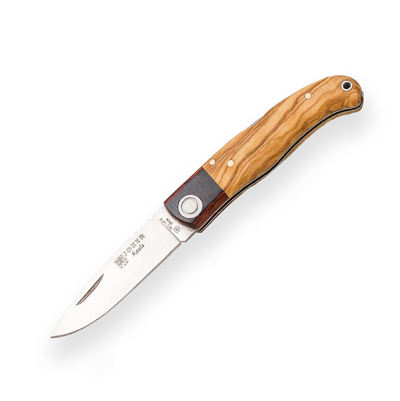 Canivete Joker Koala com cabo em madeira de oliveira e lâmina de ...