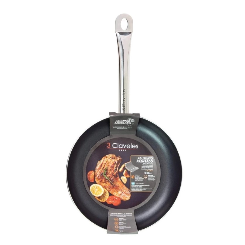 QuanTanium 3 Claveles Red Special Padella Antiaderente 28 cm