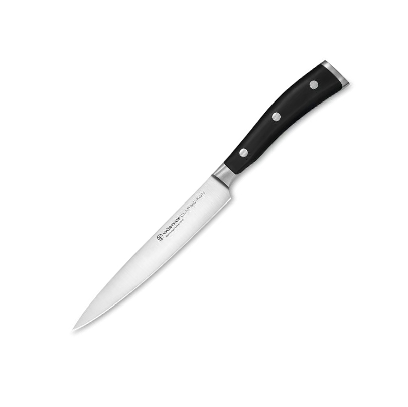 Cuchillo cocinero estrecho forjado de 16 cm Wusthof Classic Ikon