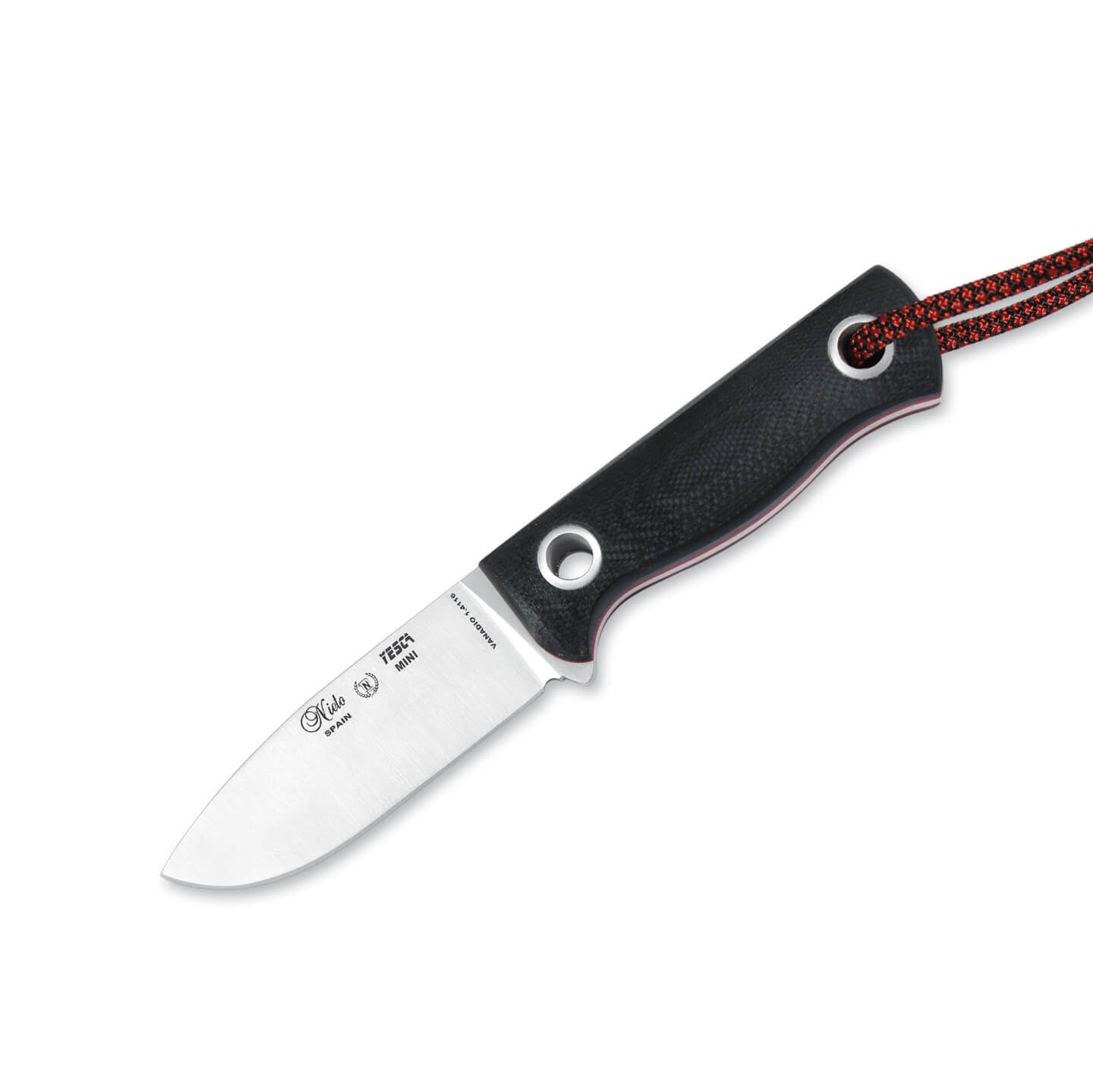 Cuchillo de cuello Nieto Yesca Mini con mango de G10 negro 1048-G...