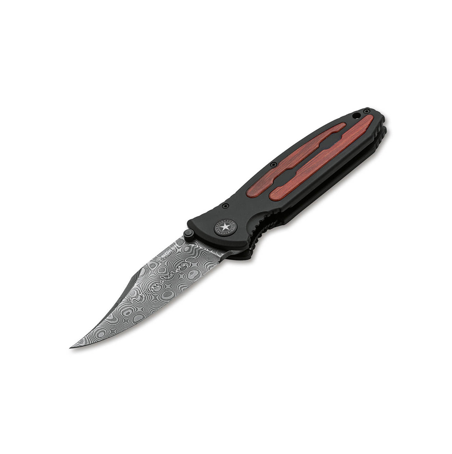 Navaja Kalashnikov Bayonet Damascus con mango de aluminio