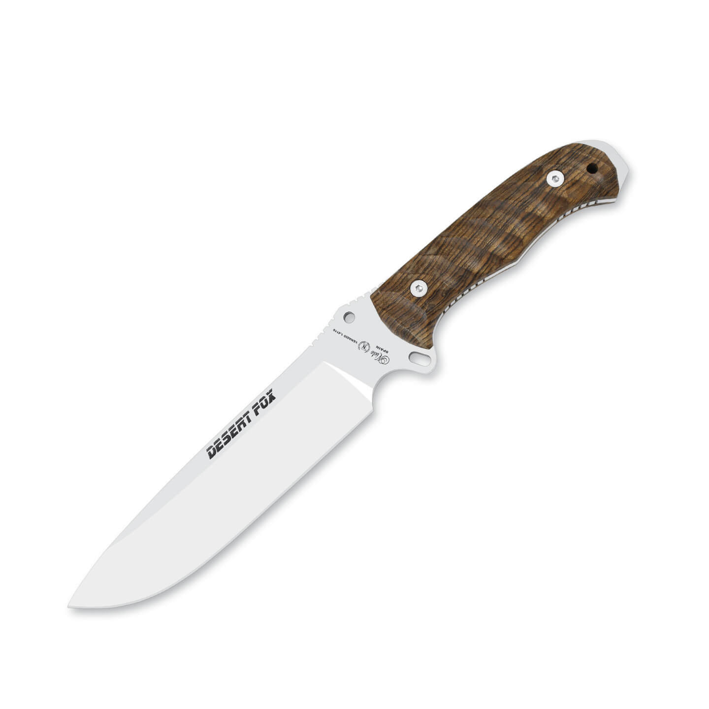 Cuchillo de supervivencia Nieto Desert Fox con mango de madera de...