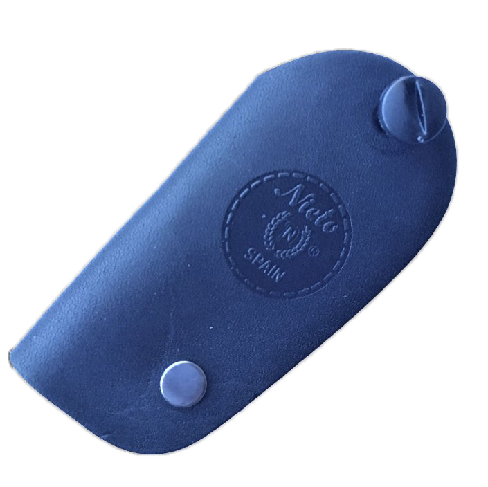 Faca Nieto SOS de cetim com lâmina de 3 cm e bainha de couro