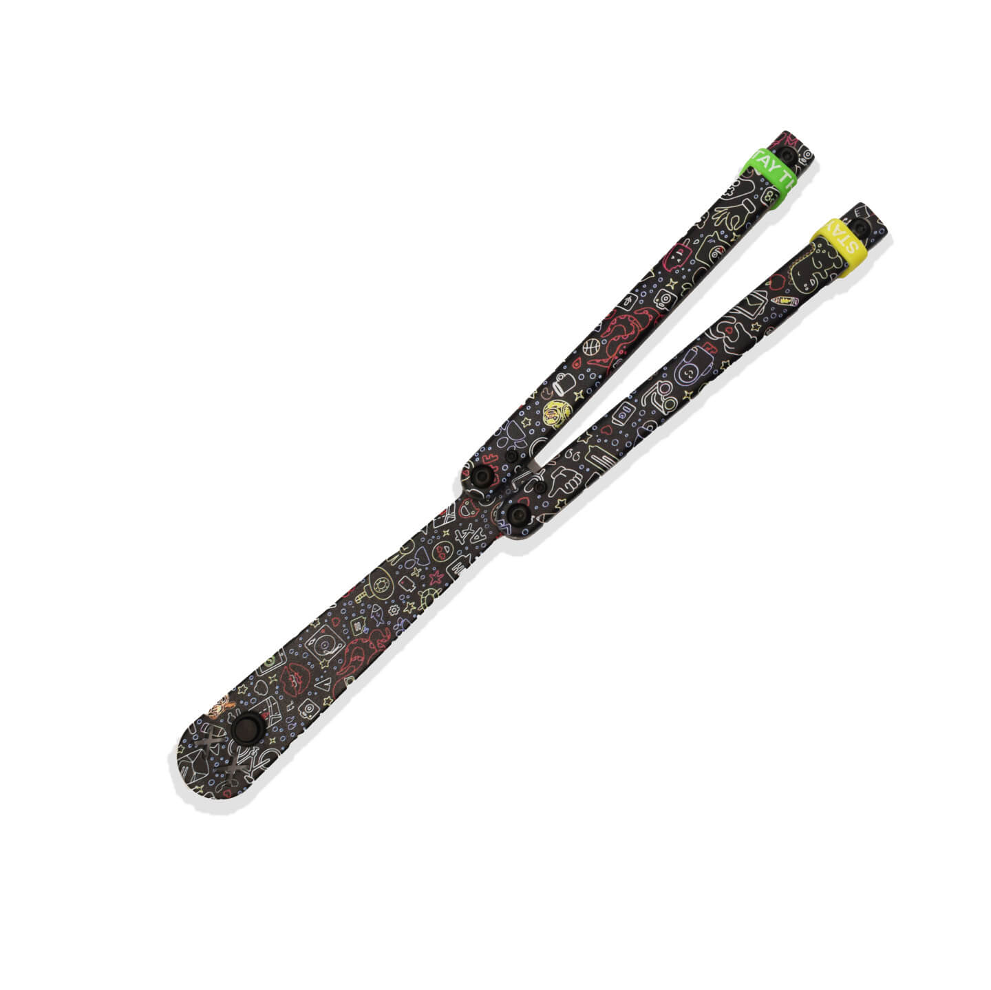 Navaja abanico de entrenamiento JKR de plástico