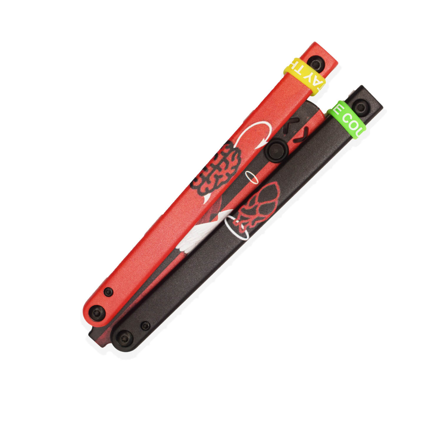 Navaja abanico de entrenamiento JKR de plástico