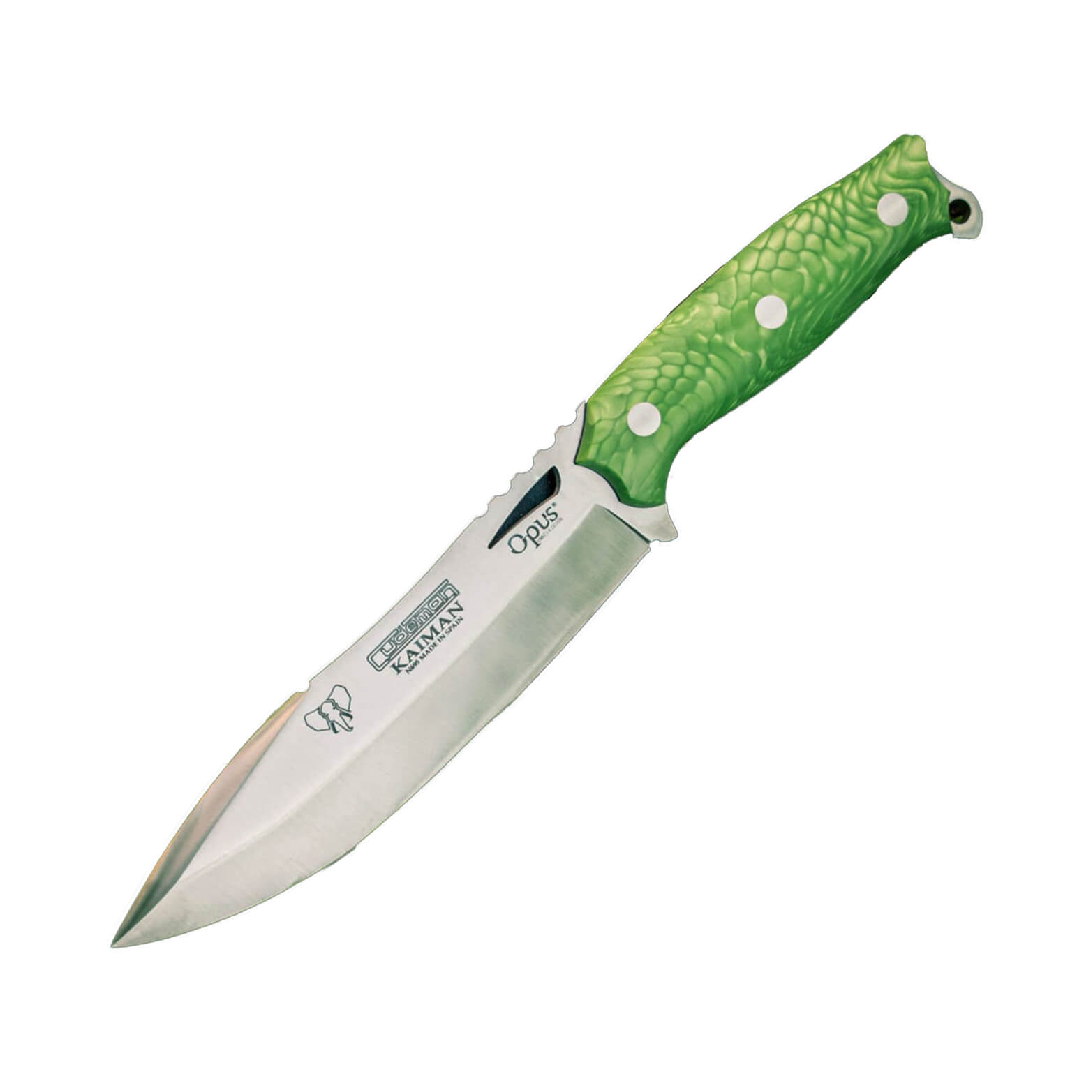 Cuchillo táctico Cudeman Kaiman con hoja de acero Bohler N695