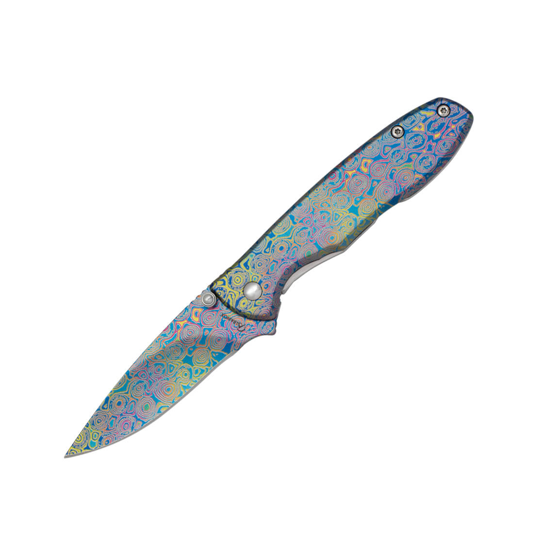 Coltello tascabile con design 3D e lama da 7,2 cm con linerlock